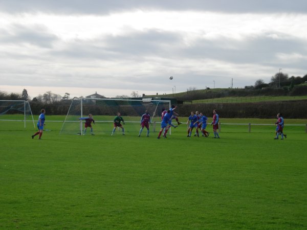 Action from the Axa v Tuffley game