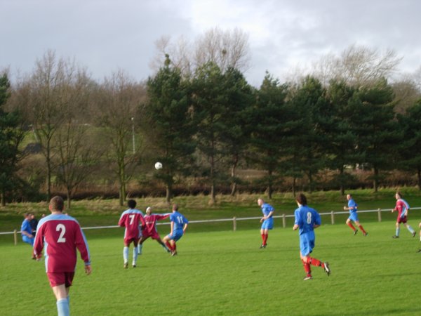 Action from the Axa v Tuffley game