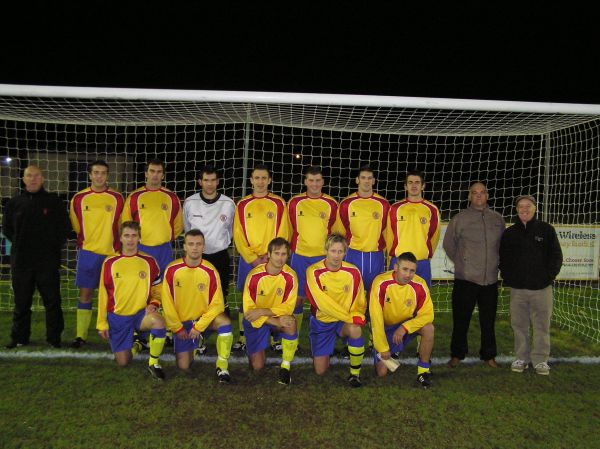 The Gloucestershire team before the game