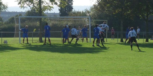 Action from Hanham Athletic V Axa