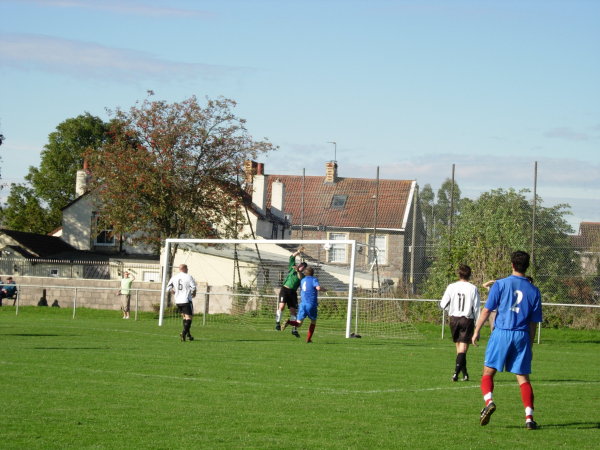 Action from Hanham Athletic V Axa