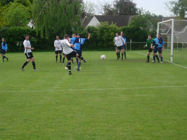 Action from Hanham Athletic V Kings Stanley