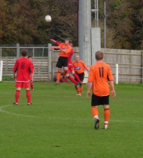 Action from Highridge United V Henbury