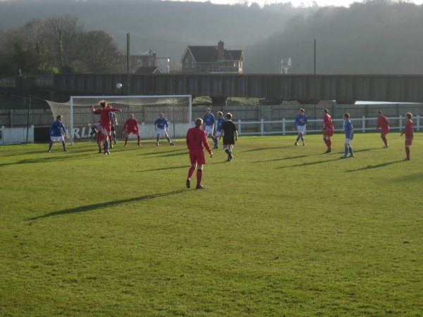 Action from Highridge United V Taverners