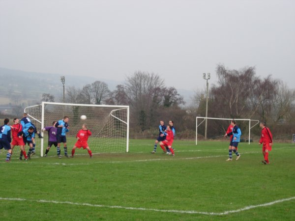 A scramble in the Kings Stanley Goal