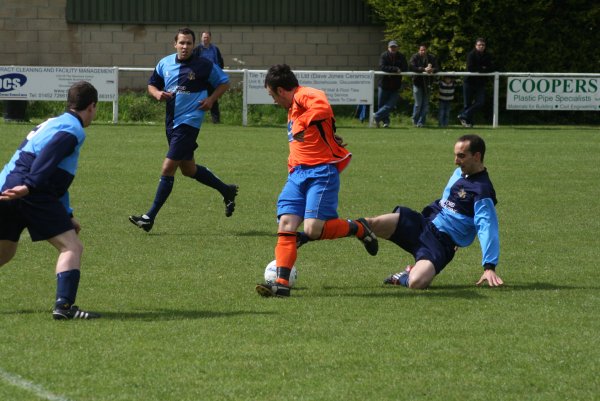 Action from the League Cup Final