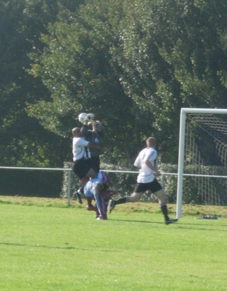 Action from Patchway Town V Tuffley Rovers