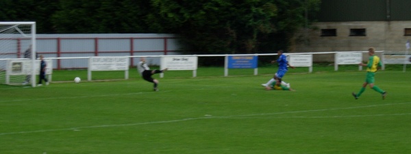 Carl Brown seals the points for Slimbridge