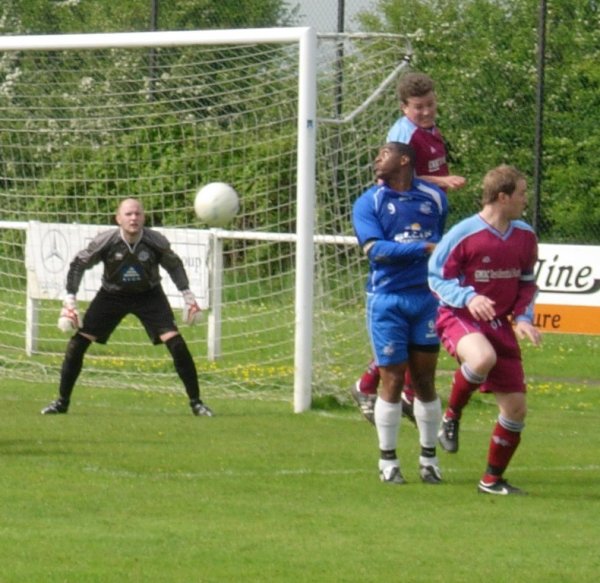 Action from Slimbridge V Tuffley Rovers