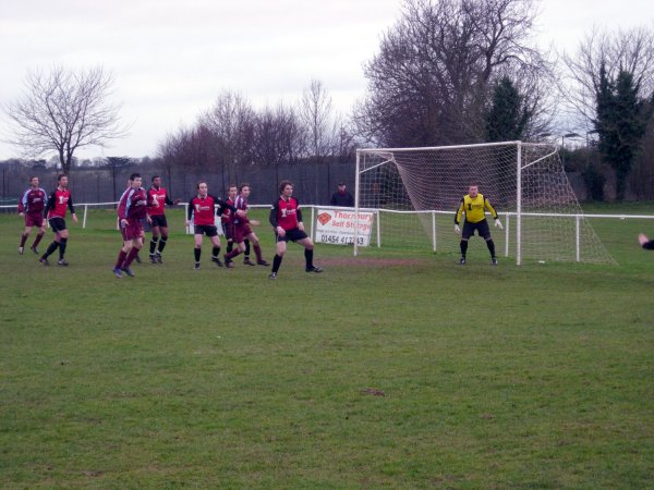 Action from the Thornbury V DRG game