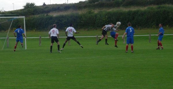 Action from Axa V Patchway Town