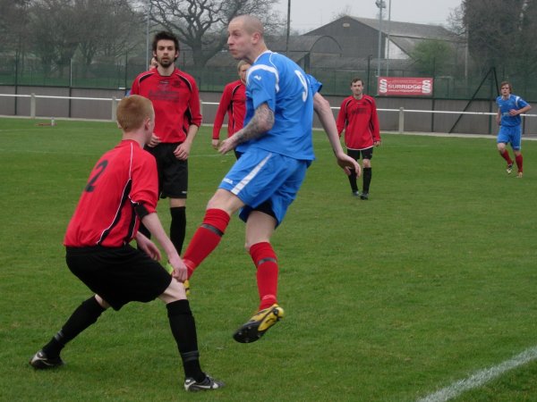 Action from AXA v Thornbury Town