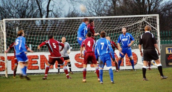 Action from Bishops Cleeve Reserves V D.R.G. Stapleton