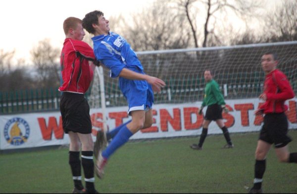 Action from Bishops Cleeve Reserves V Thornbury Town