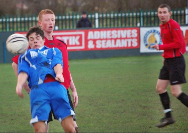 Action from Bishops Cleeve Reserves V Thornbury Town