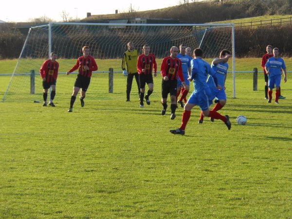 Action from Cribbs Friends Life V Thornbury Town