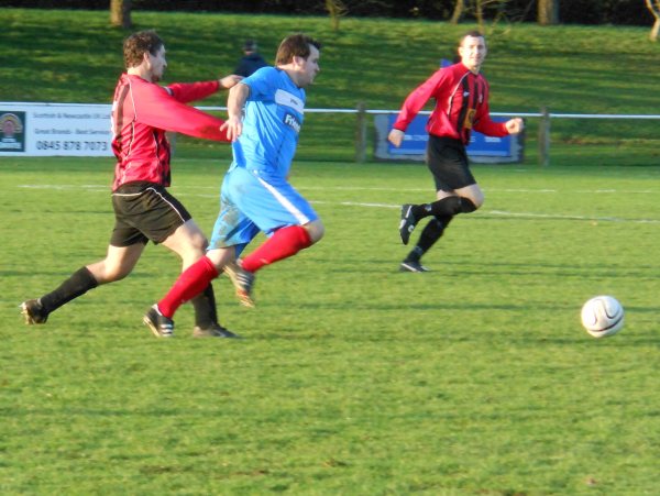 Action from Cribbs Friends Life V Thornbury Town