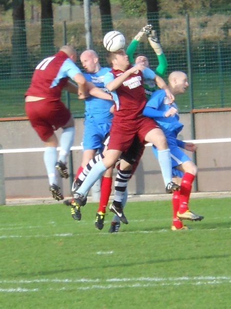 Action from Cribbs Friends Life V Tuffley Rovers