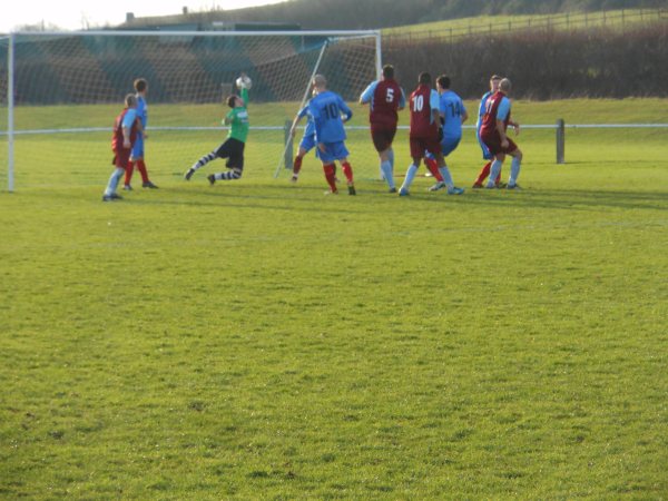 Action from Cribbs Friends Life V Tuffley Rovers