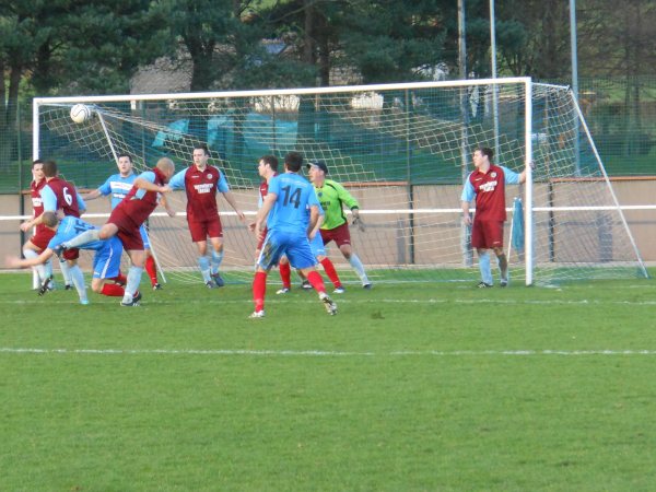 Action from Cribbs Friends Life V Tuffley Rovers