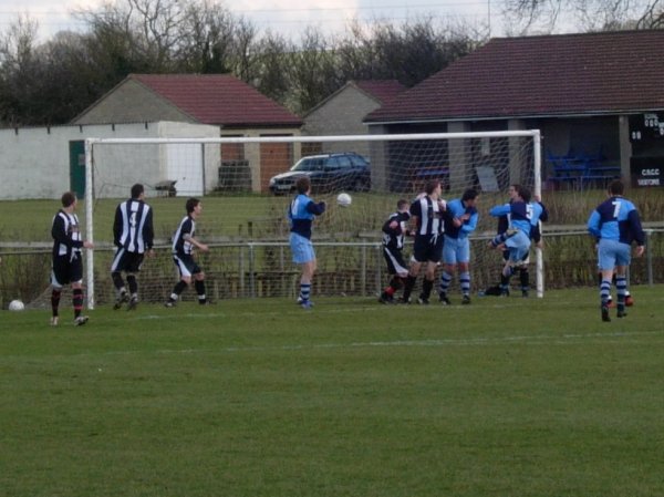 Action from Chipping Sodbury Town V Kings Stanley