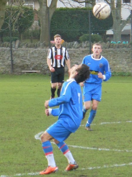 Action from Hanham Athletic V Bristol Academy