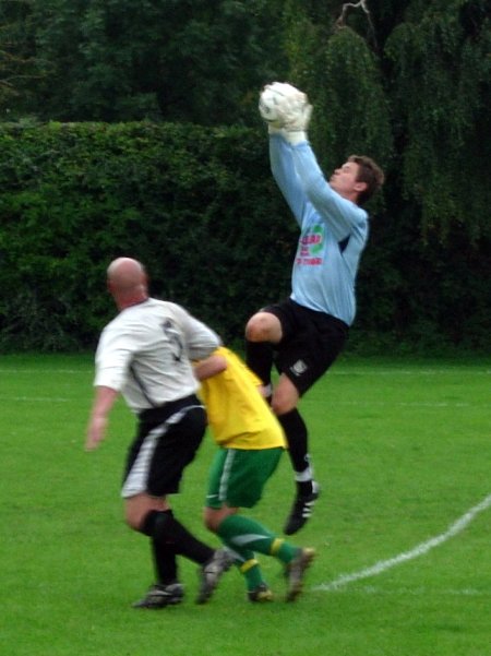 Action from Hanham Athletic V Berkeley Town