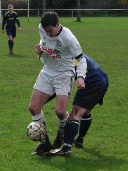 Action from Hanham Athletic V Thornbury Town