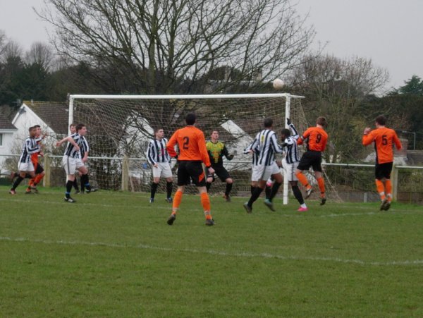 Action from Henbury v Hanham Athletic