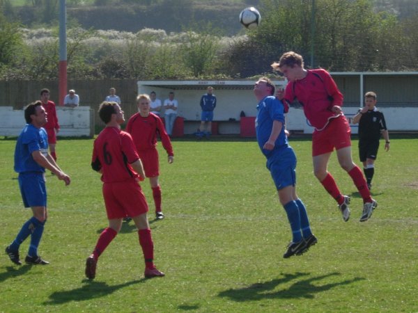 Action from Highridge United V Ellwood