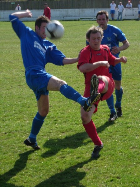 Action from Highridge United V Ellwood