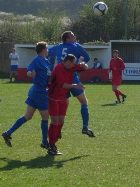 Action from Highridge United V Ellwood