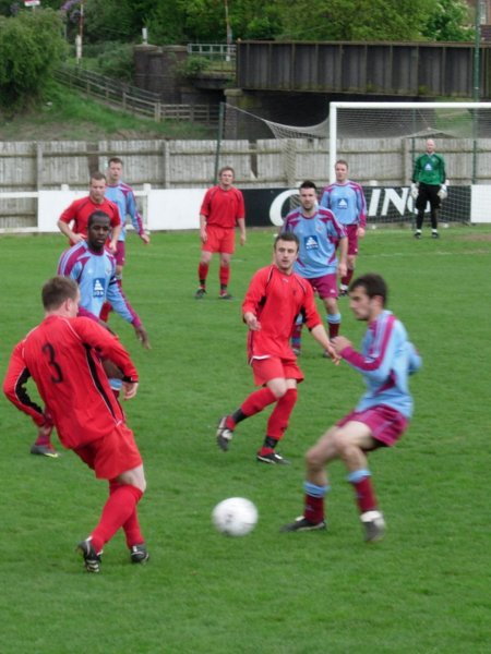 Action from Highridge United V Tuffley Rovers