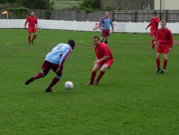 Action from Highridge United V Tuffley Rovers