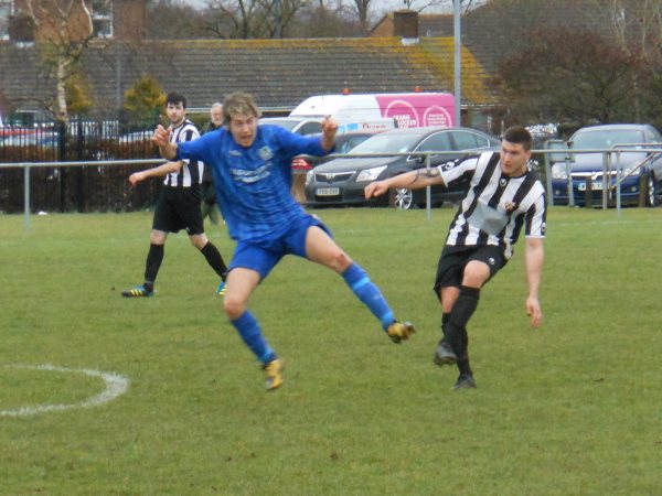 Action from Patchway Town V Ellwood