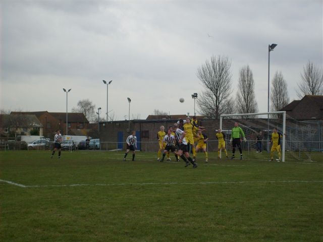 Action from Patchway Town V Yate Town Reserves