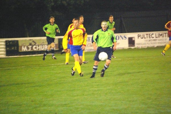 Action from Gloucestershire County League V Dorset Premier League