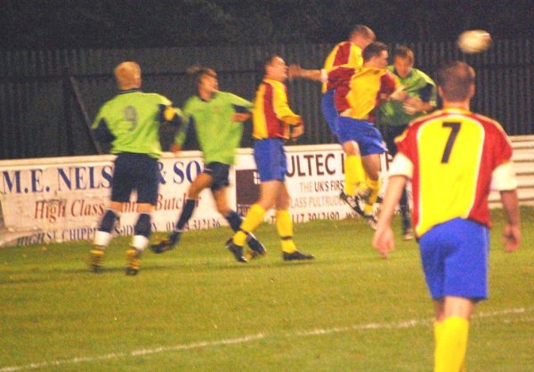 Action from Gloucestershire County League V Dorset Premier League