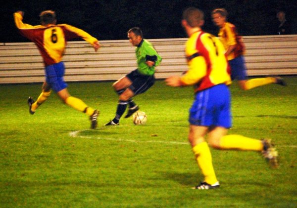 Action from Gloucestershire County League V Dorset Premier League