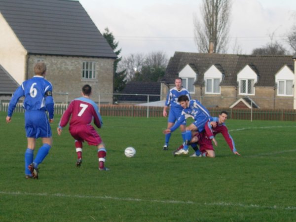 Action from Taverners V Tuffley Rovers