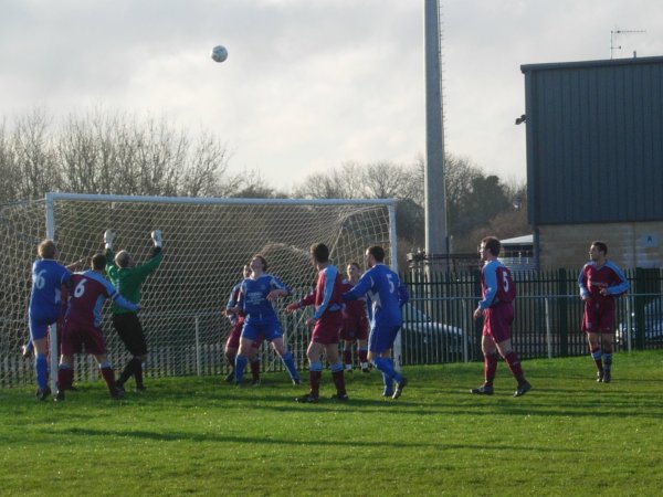 Action from Taverners V Tuffley Rovers