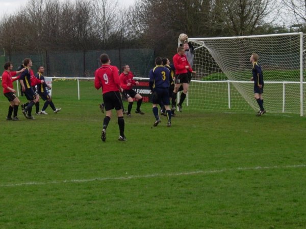 Action from Thornbury Town V Highridge United