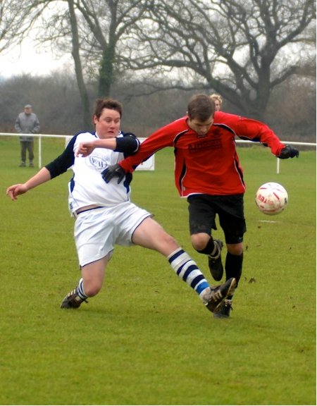 Action from Thornbury V Kingswood