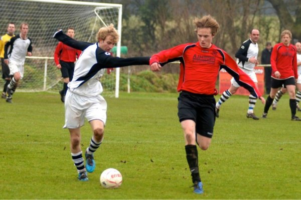 Action from Thornbury V Kingswood