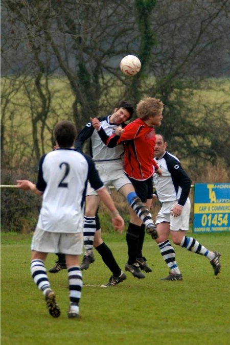 Action from Thornbury V Kingswood