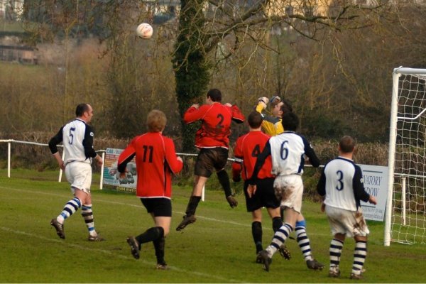 Action from Thornbury V Kingswood