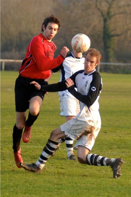 Action from Thornbury V Kingswood