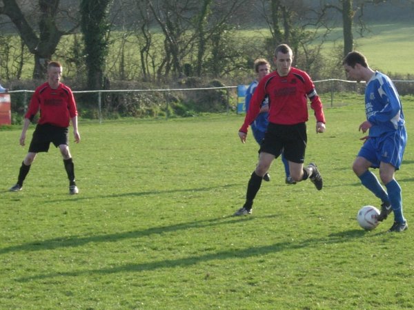 Action from Thornbury Town v Taverners