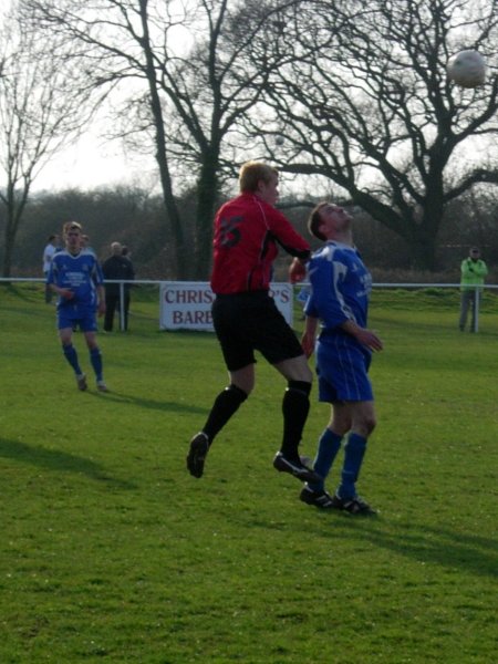 Action from Thornbury Town v Taverners