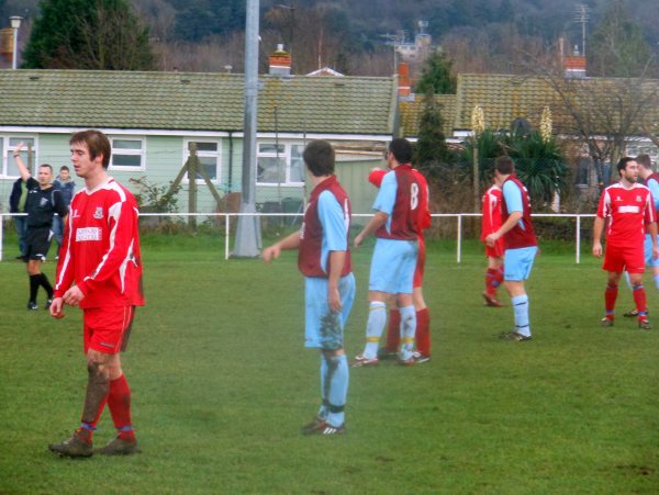 Action from Tuffley Rovers V Taverners